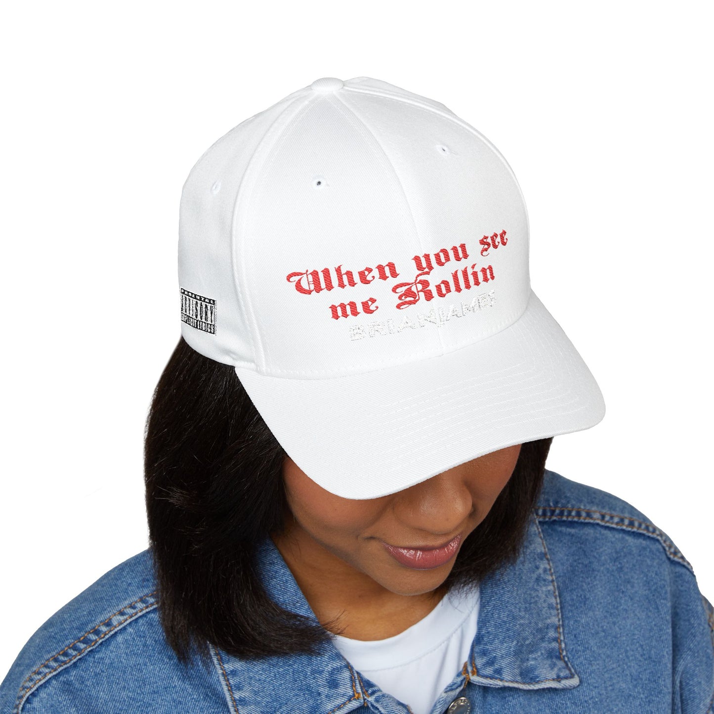 Embroidered Funny Cap - "When You See Me Rollin" - Trendy Fashion Accessory, Gift for Friends, Casual Wear, Summer Style