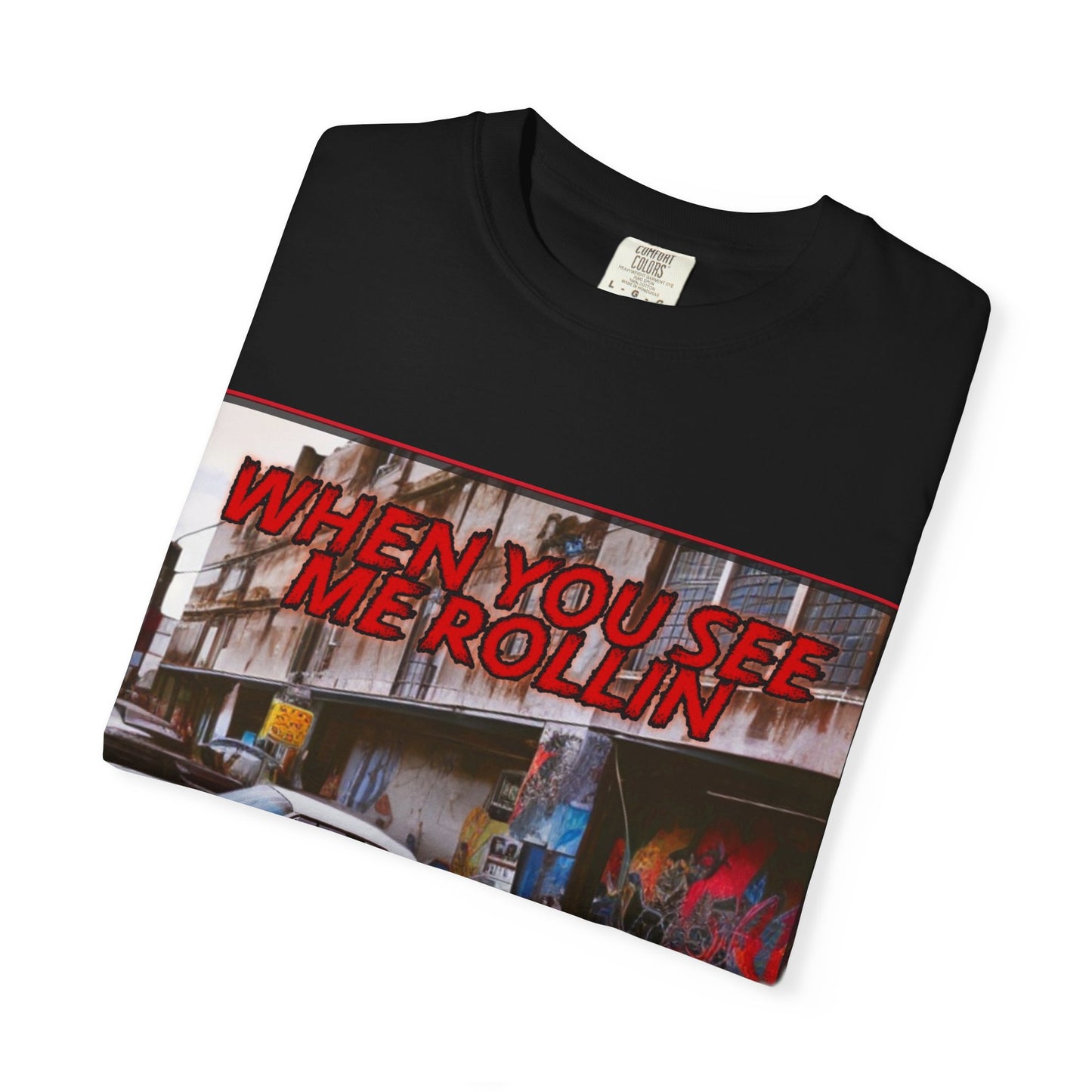 Retro Vibe Unisex T-Shirt - When You See Me Rollin, Streetwear, Gift for Him, Music Lover Tee, Casual Graphic Shirt