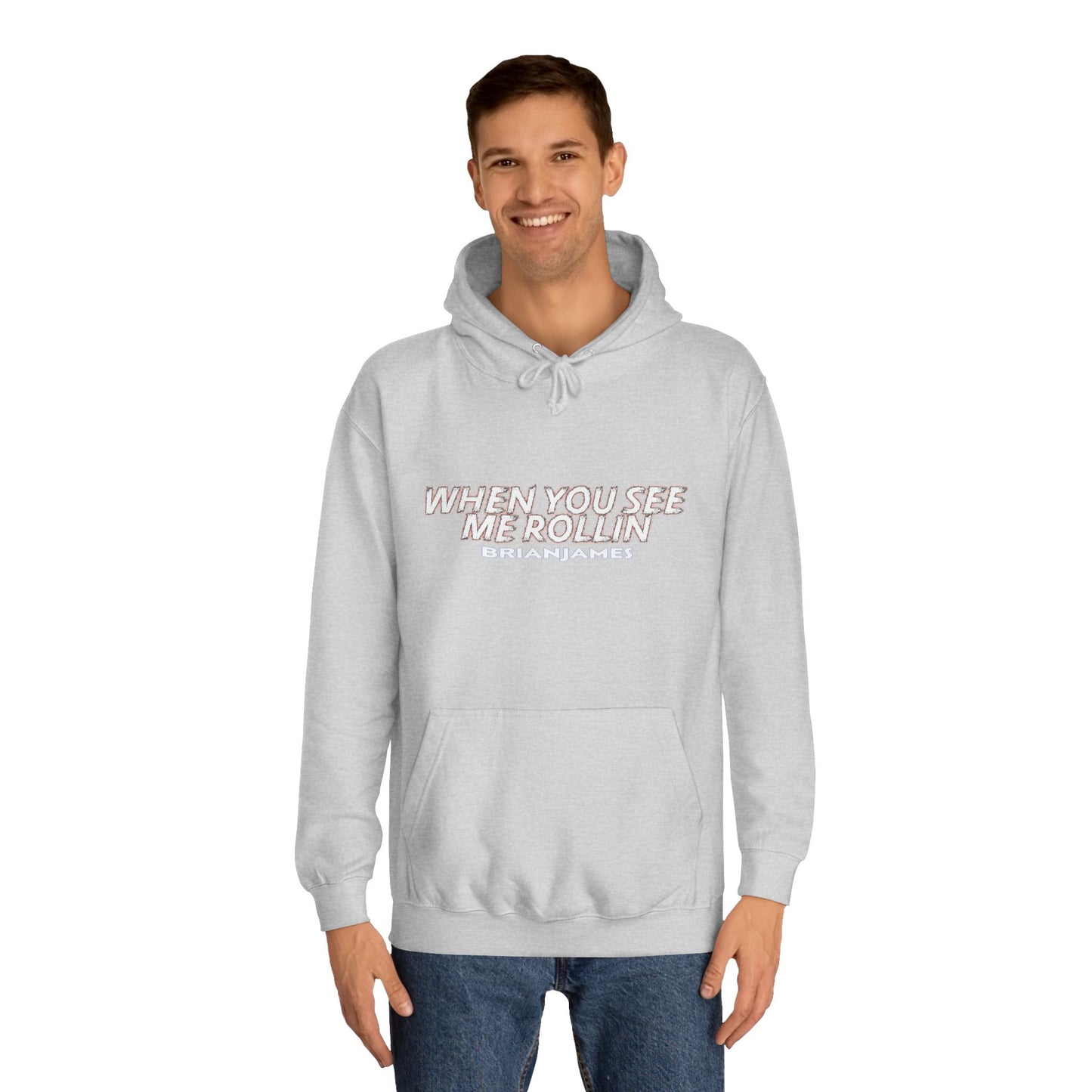 Cool College Hoodie, Streetwear, Unisex Hoodie, Casual Wear, Gift for Students, Trendy Hoodie, Birthday Gift