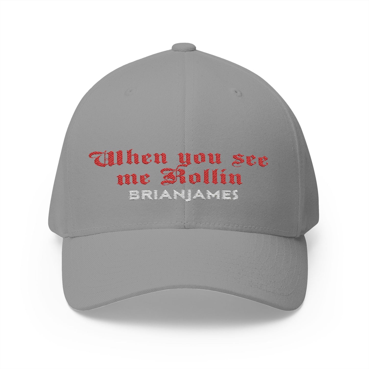 Embroidered Funny Cap - "When You See Me Rollin" - Trendy Fashion Accessory, Gift for Friends, Casual Wear, Summer Style