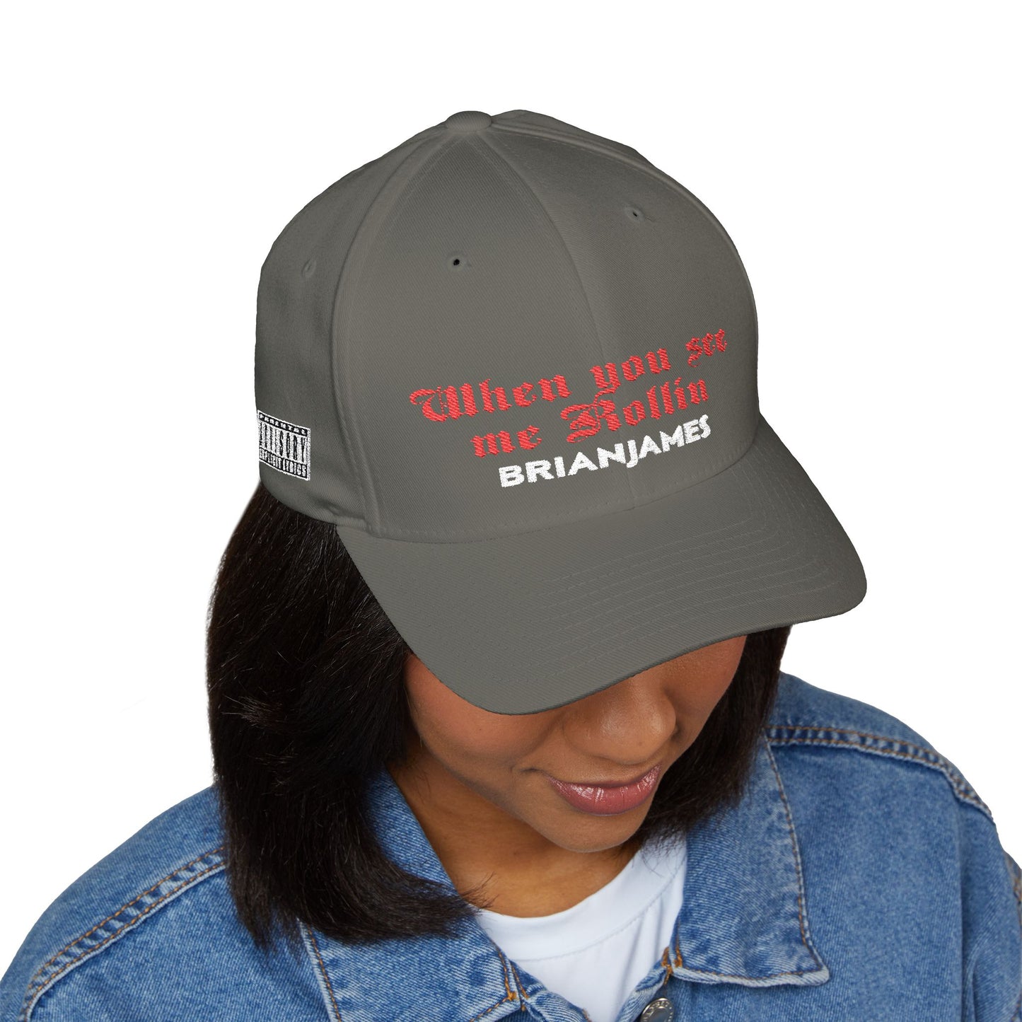 Embroidered Funny Cap - "When You See Me Rollin" - Trendy Fashion Accessory, Gift for Friends, Casual Wear, Summer Style