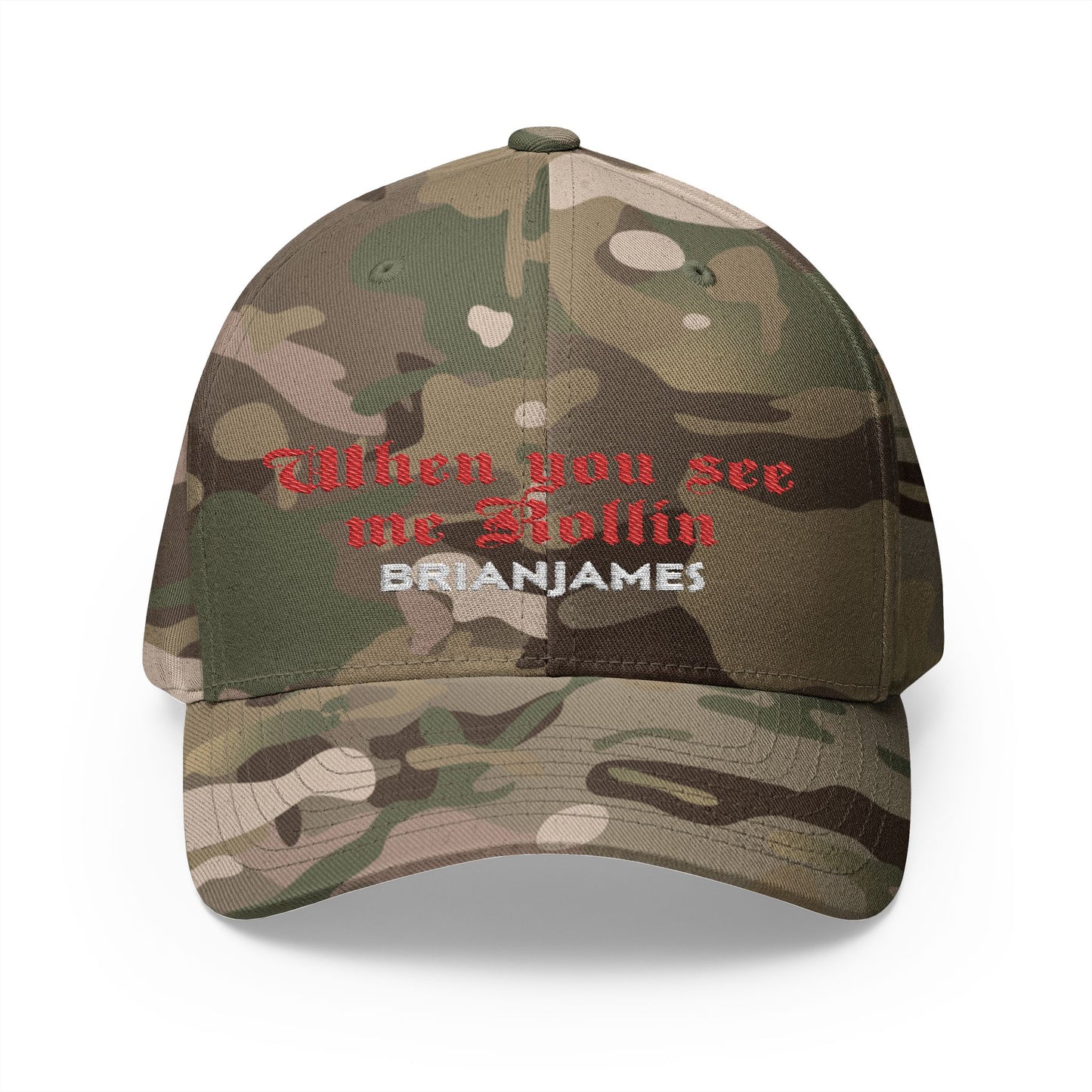 Embroidered Funny Cap - "When You See Me Rollin" - Trendy Fashion Accessory, Gift for Friends, Casual Wear, Summer Style