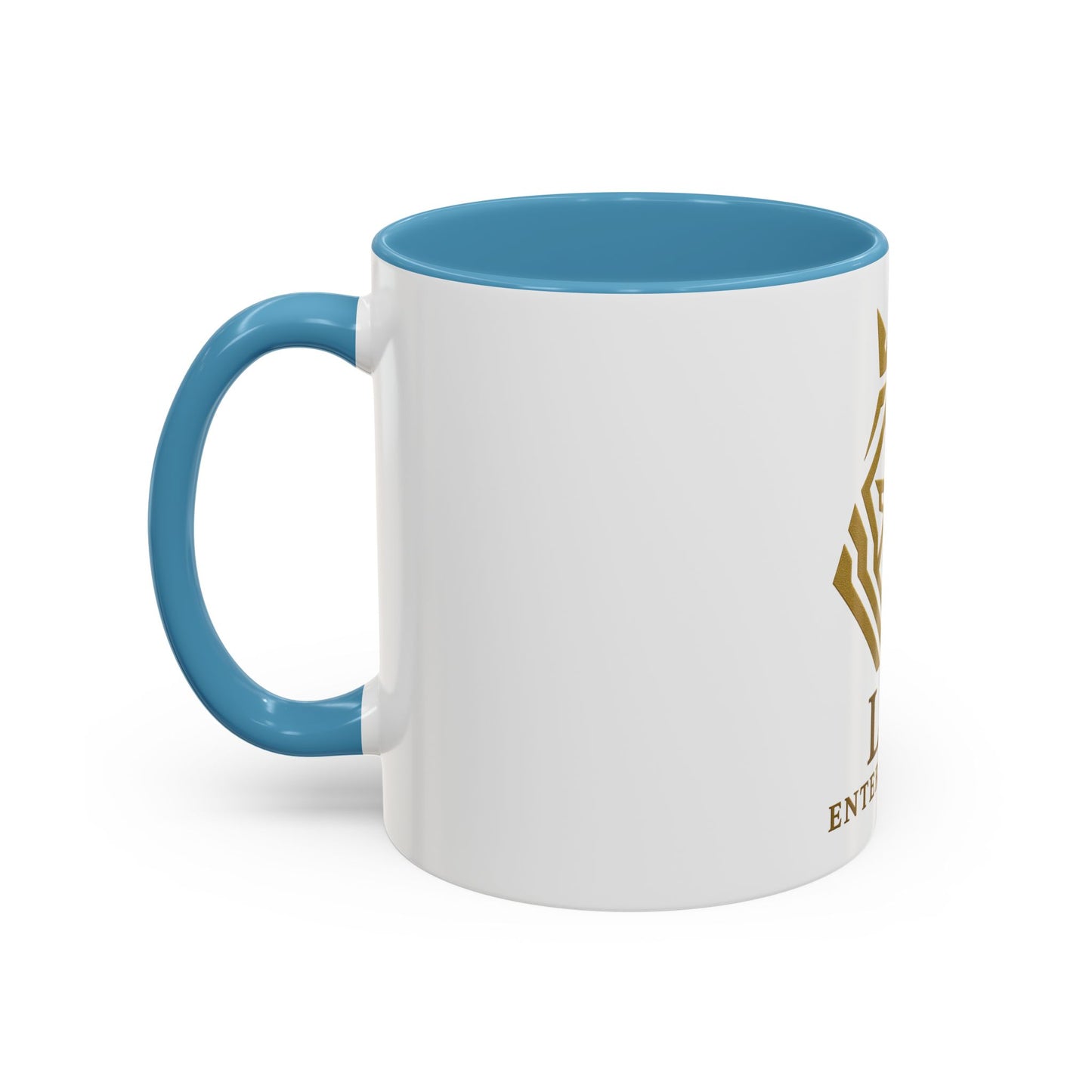 Gold Lion Accent Coffee Mug - Perfect Gift for Leo Lovers, Unique Home Decor, Personalized Beverage Cup, Zodiac Collection