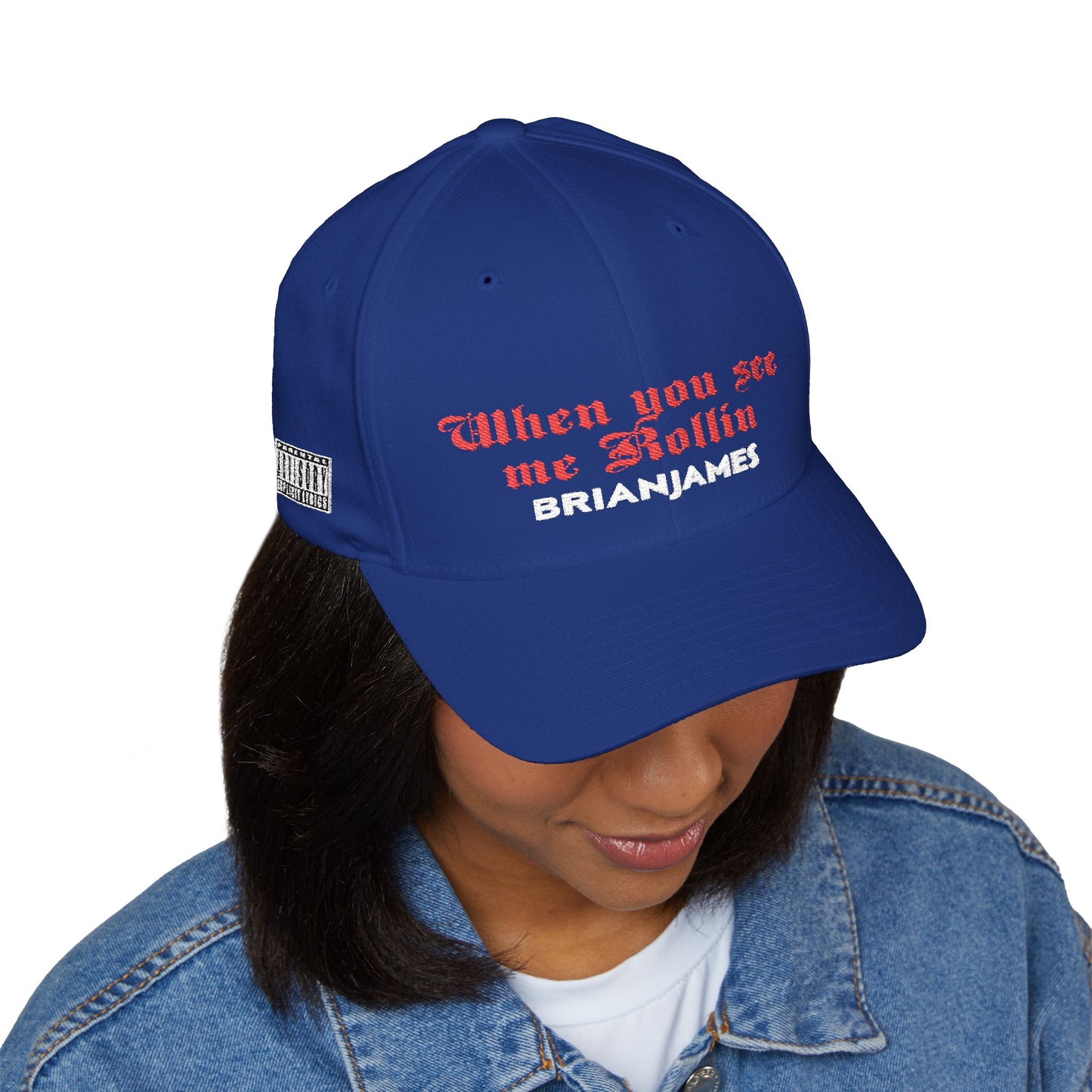 Embroidered Funny Cap - "When You See Me Rollin" - Trendy Fashion Accessory, Gift for Friends, Casual Wear, Summer Style