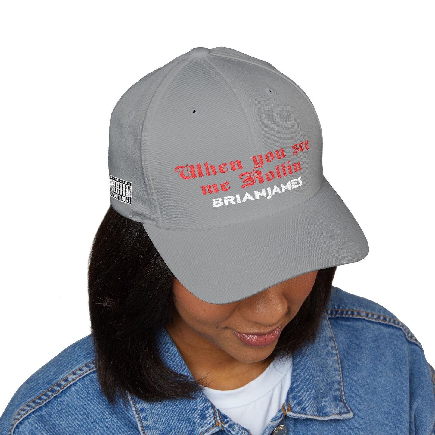 Embroidered Funny Cap - "When You See Me Rollin" - Trendy Fashion Accessory, Gift for Friends, Casual Wear, Summer Style