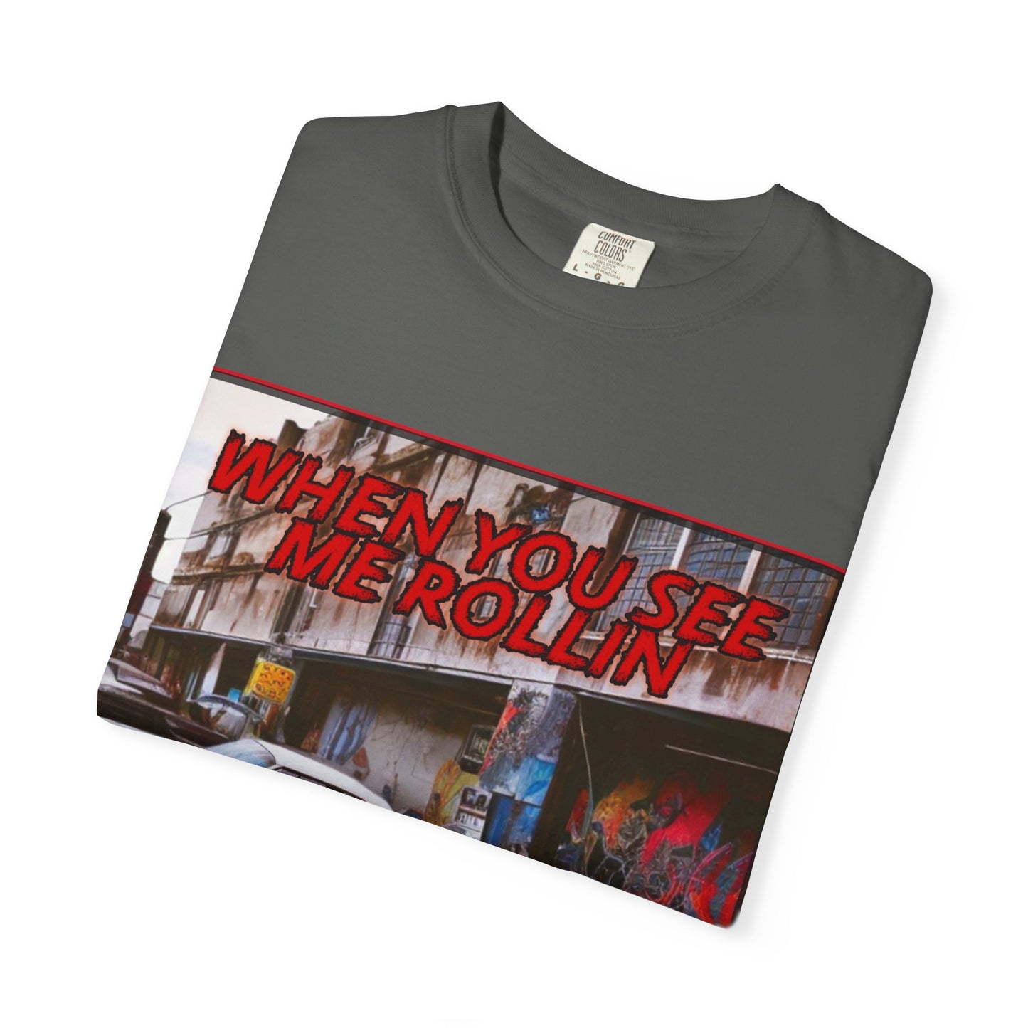 Retro Vibe Unisex T-Shirt - When You See Me Rollin, Streetwear, Gift for Him, Music Lover Tee, Casual Graphic Shirt