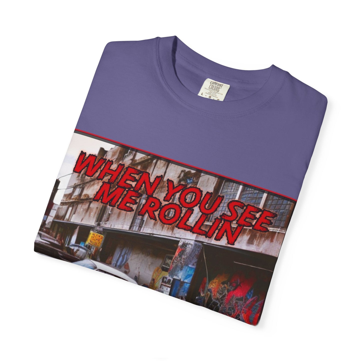 Retro Vibe Unisex T-Shirt - When You See Me Rollin, Streetwear, Gift for Him, Music Lover Tee, Casual Graphic Shirt