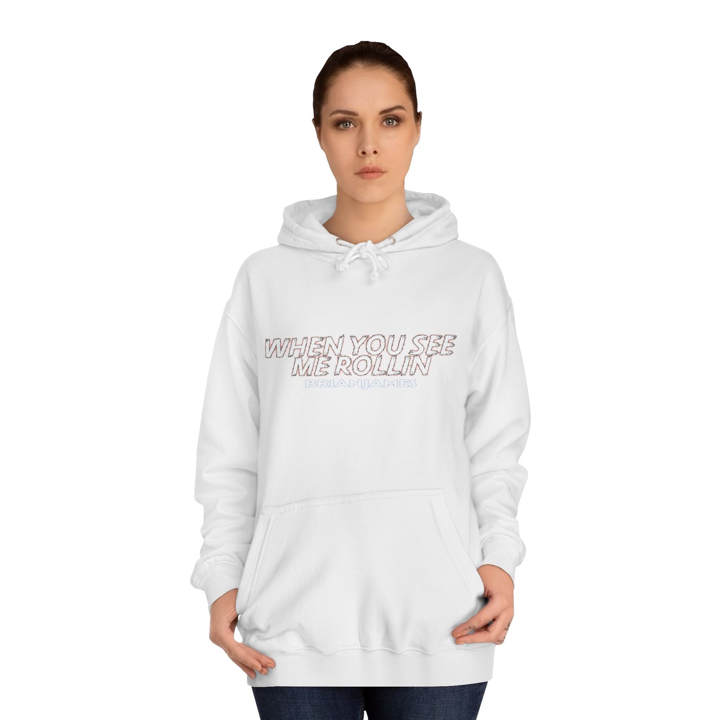 Cool College Hoodie, Streetwear, Unisex Hoodie, Casual Wear, Gift for Students, Trendy Hoodie, Birthday Gift