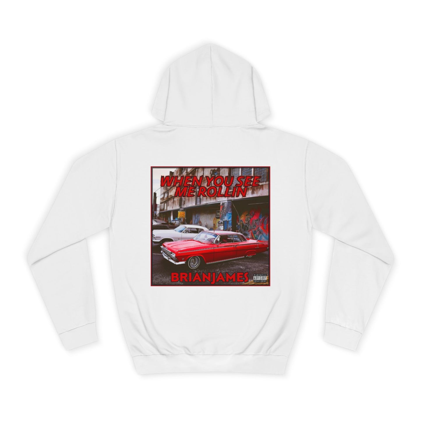 Cool College Hoodie, Streetwear, Unisex Hoodie, Casual Wear, Gift for Students, Trendy Hoodie, Birthday Gift
