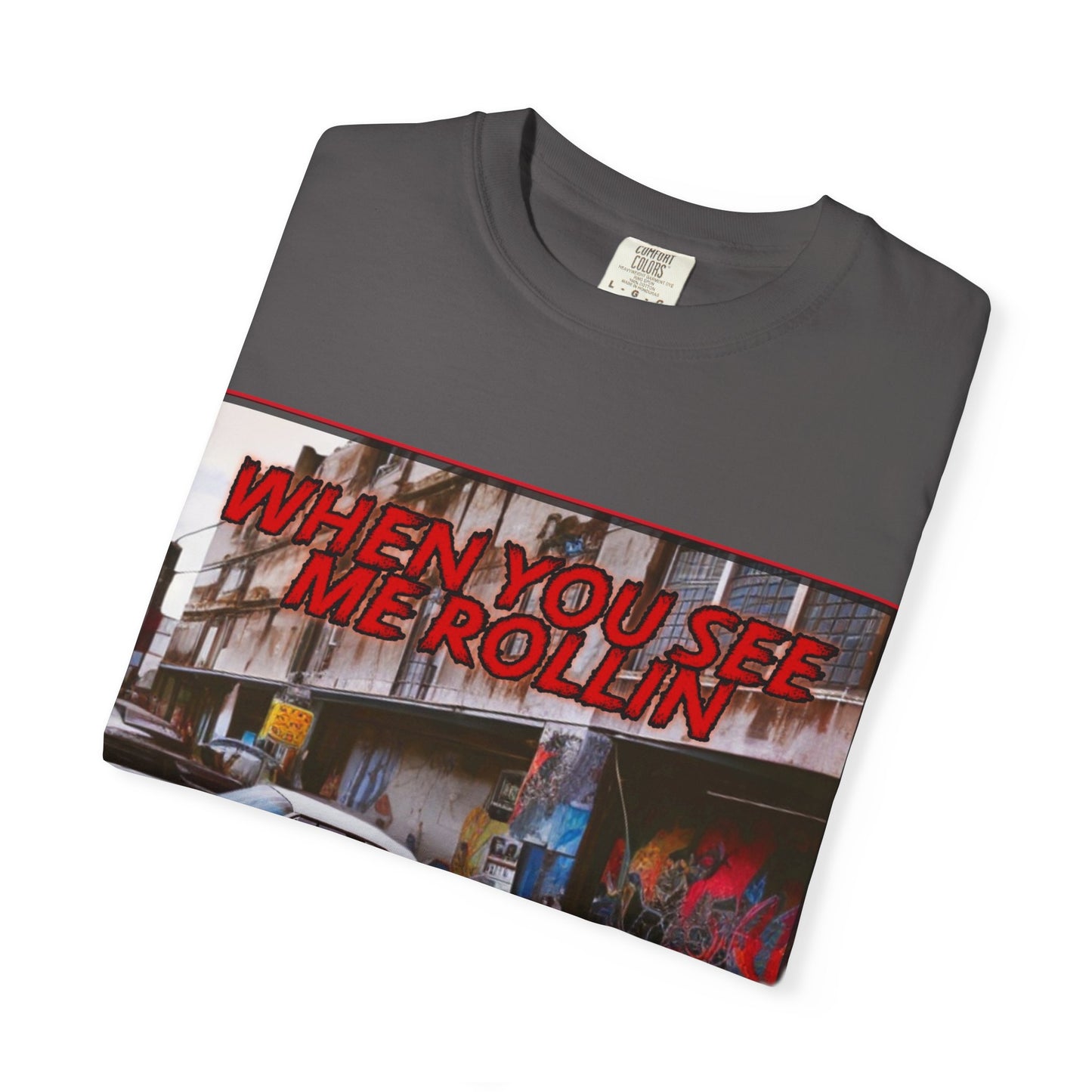 Retro Vibe Unisex T-Shirt - When You See Me Rollin, Streetwear, Gift for Him, Music Lover Tee, Casual Graphic Shirt