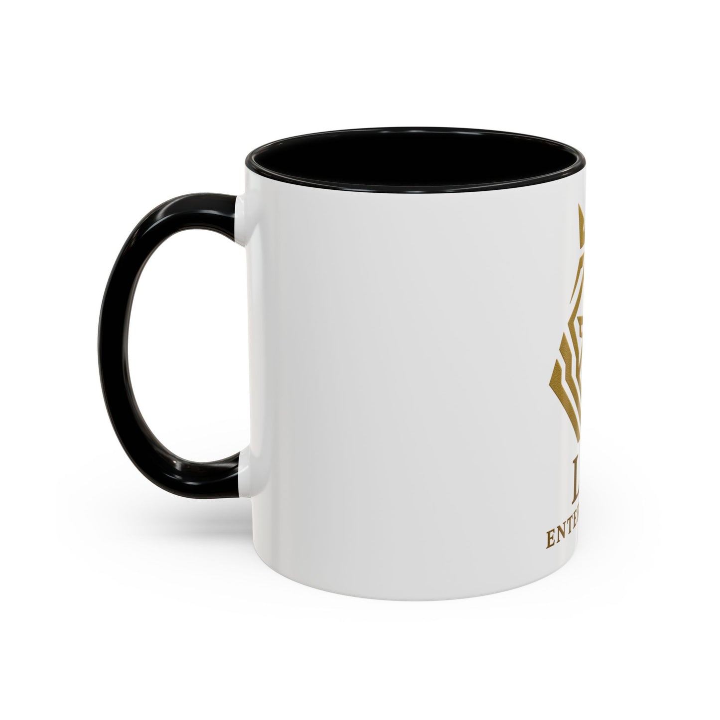 Gold Lion Accent Coffee Mug - Perfect Gift for Leo Lovers, Unique Home Decor, Personalized Beverage Cup, Zodiac Collection