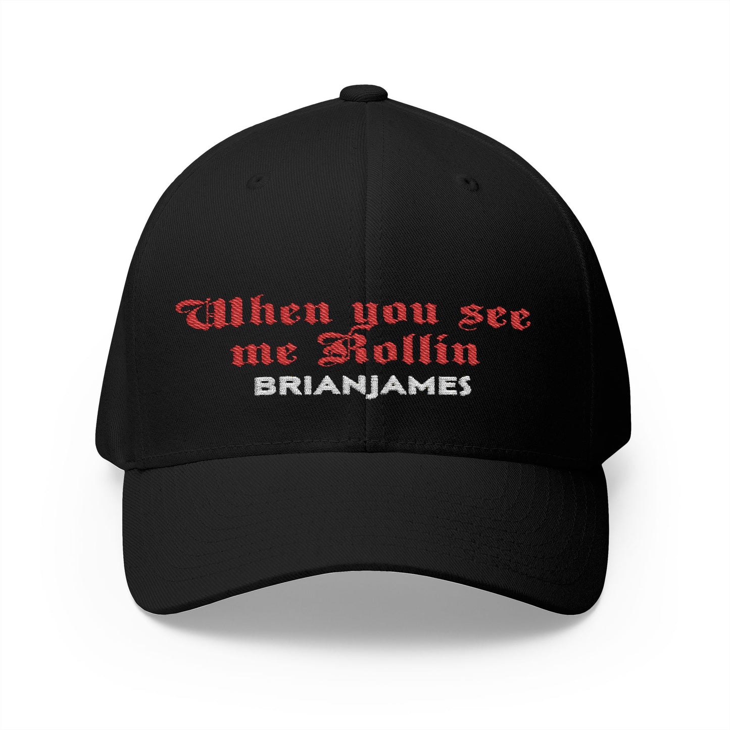 Embroidered Funny Cap - "When You See Me Rollin" - Trendy Fashion Accessory, Gift for Friends, Casual Wear, Summer Style