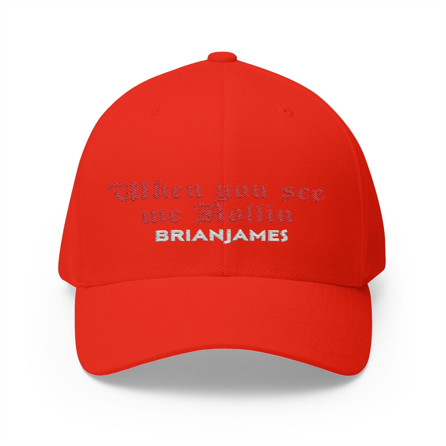 Embroidered Funny Cap - "When You See Me Rollin" - Trendy Fashion Accessory, Gift for Friends, Casual Wear, Summer Style