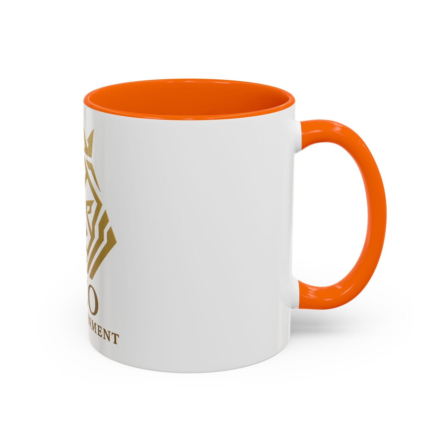 Gold Lion Accent Coffee Mug - Perfect Gift for Leo Lovers, Unique Home Decor, Personalized Beverage Cup, Zodiac Collection