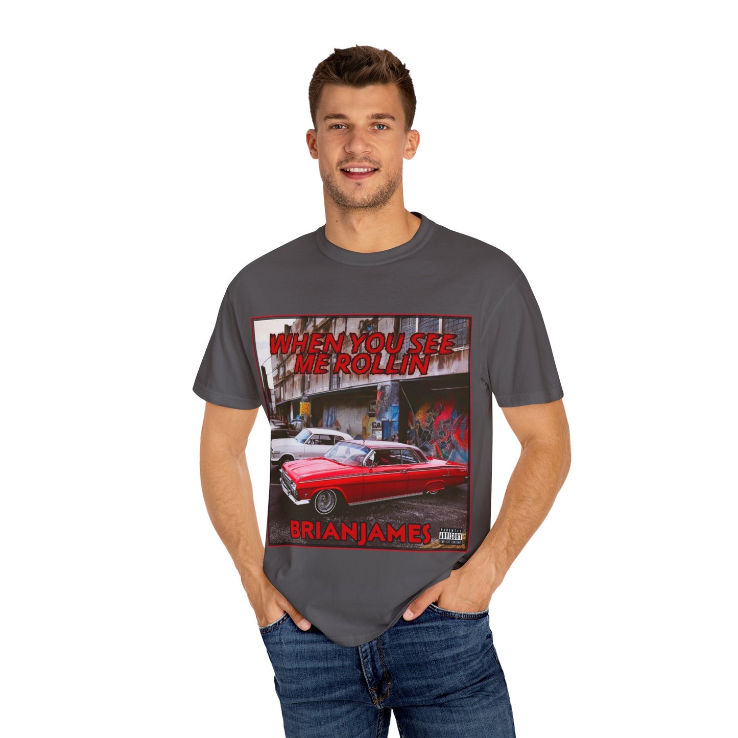 Retro Vibe Unisex T-Shirt - When You See Me Rollin, Streetwear, Gift for Him, Music Lover Tee, Casual Graphic Shirt