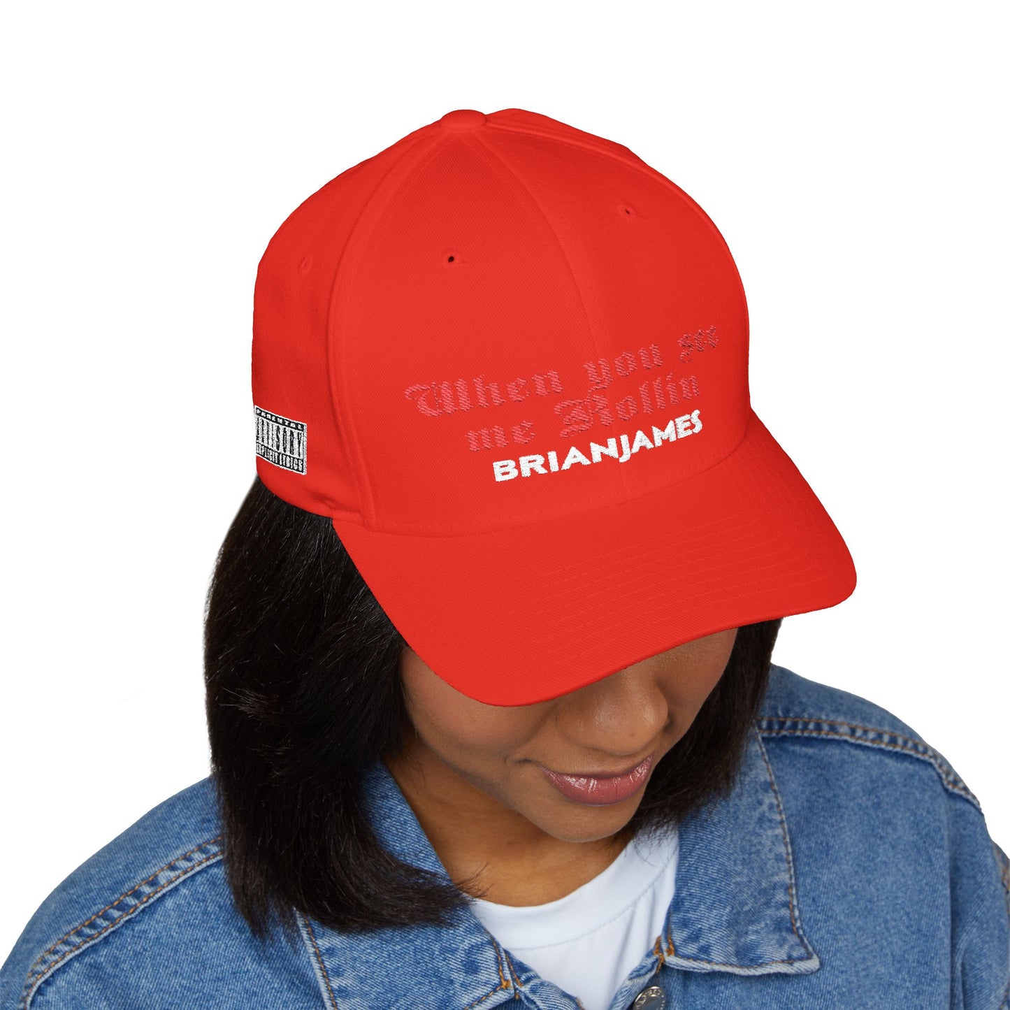 Embroidered Funny Cap - "When You See Me Rollin" - Trendy Fashion Accessory, Gift for Friends, Casual Wear, Summer Style