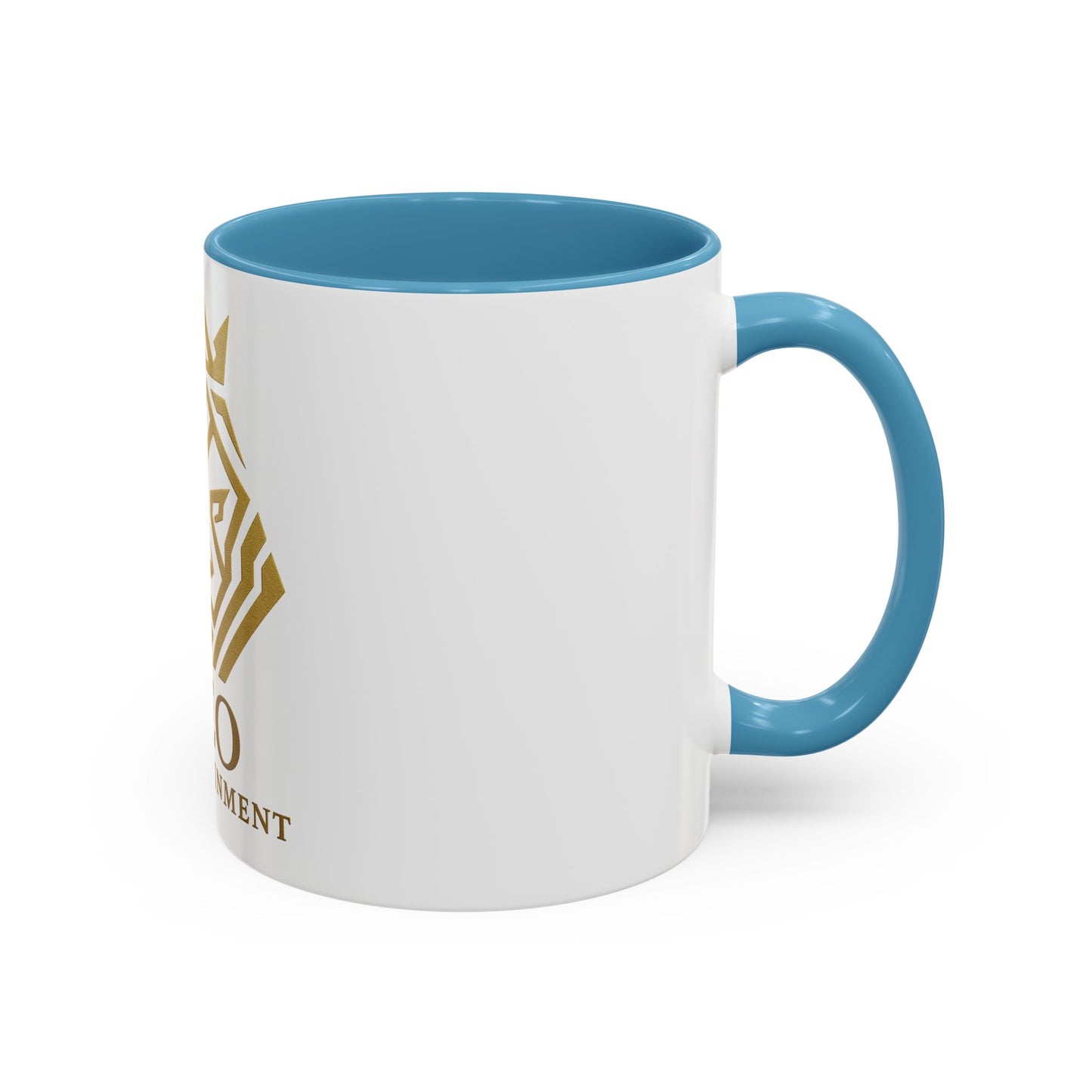 Gold Lion Accent Coffee Mug - Perfect Gift for Leo Lovers, Unique Home Decor, Personalized Beverage Cup, Zodiac Collection