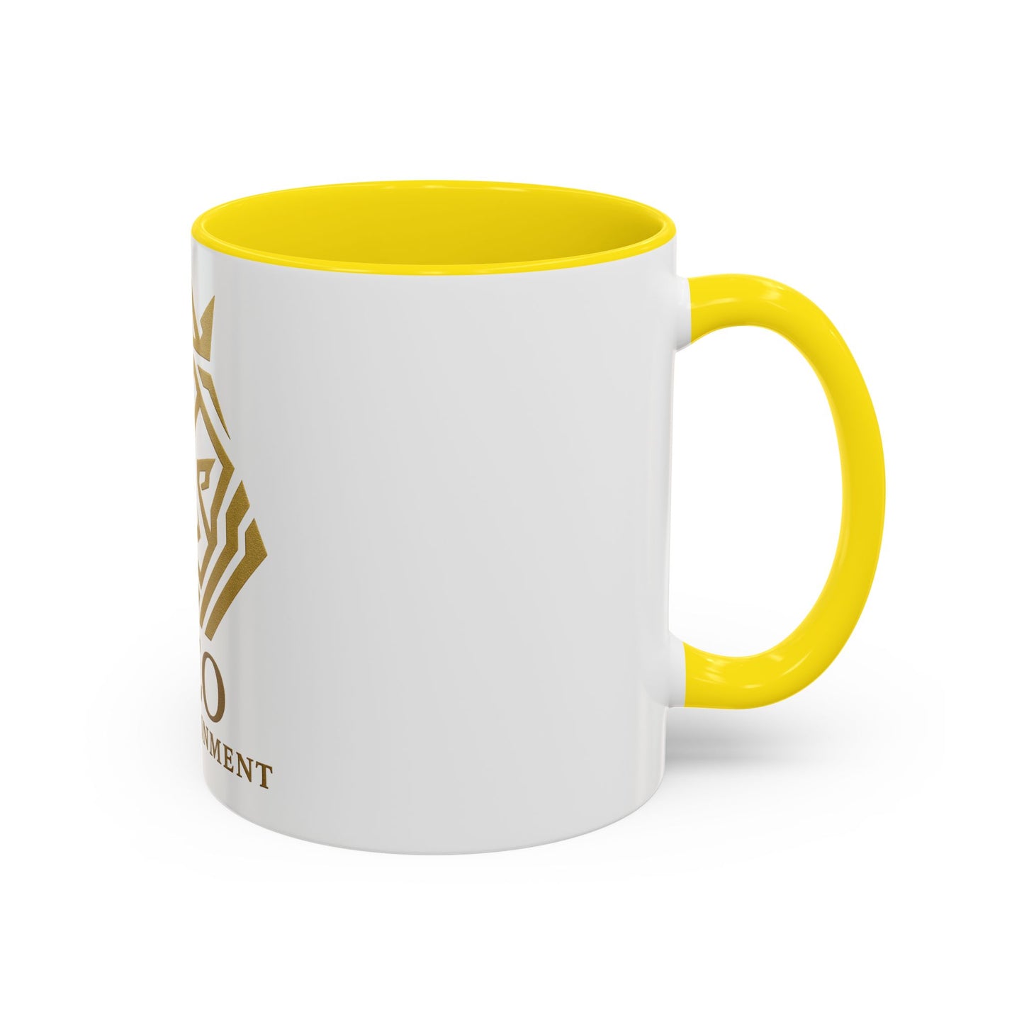 Gold Lion Accent Coffee Mug - Perfect Gift for Leo Lovers, Unique Home Decor, Personalized Beverage Cup, Zodiac Collection
