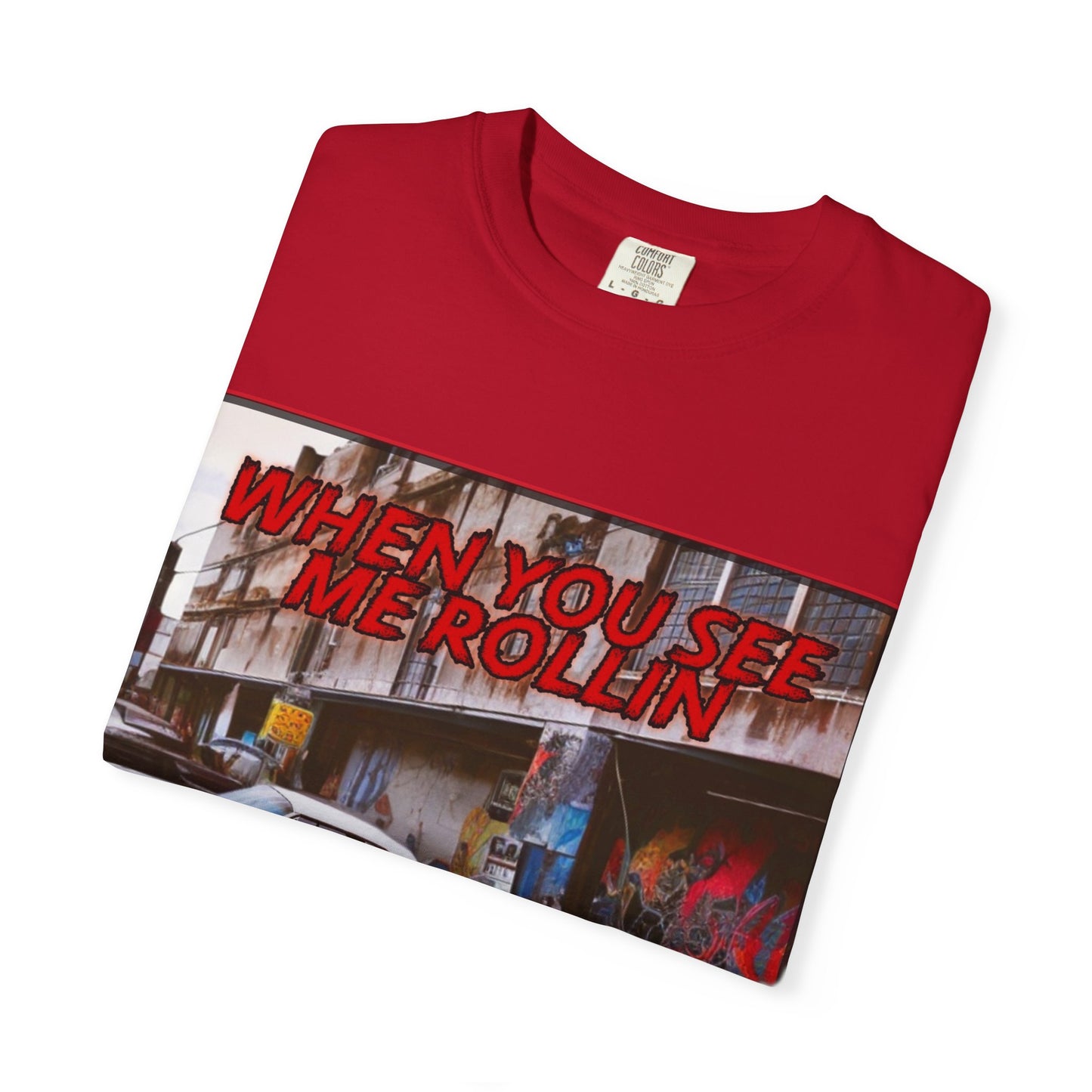 Retro Vibe Unisex T-Shirt - When You See Me Rollin, Streetwear, Gift for Him, Music Lover Tee, Casual Graphic Shirt