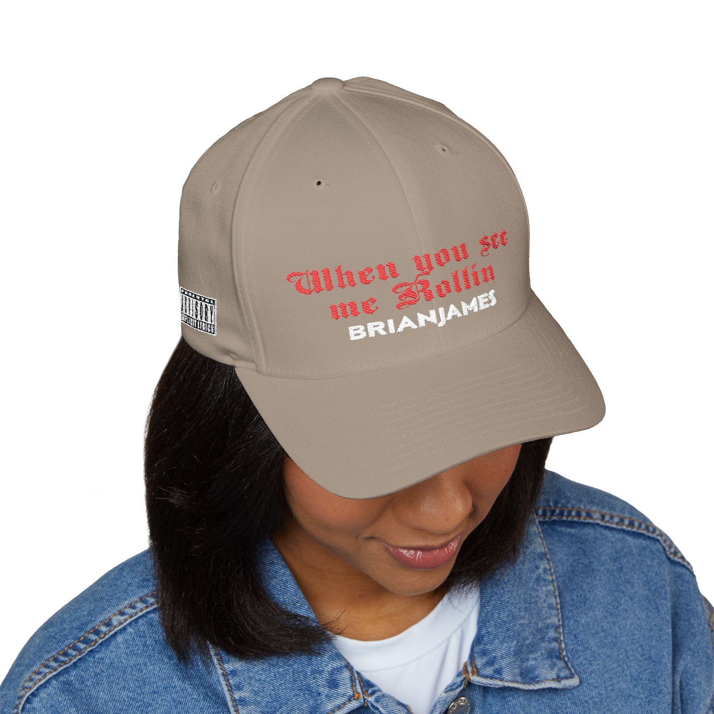 Embroidered Funny Cap - "When You See Me Rollin" - Trendy Fashion Accessory, Gift for Friends, Casual Wear, Summer Style
