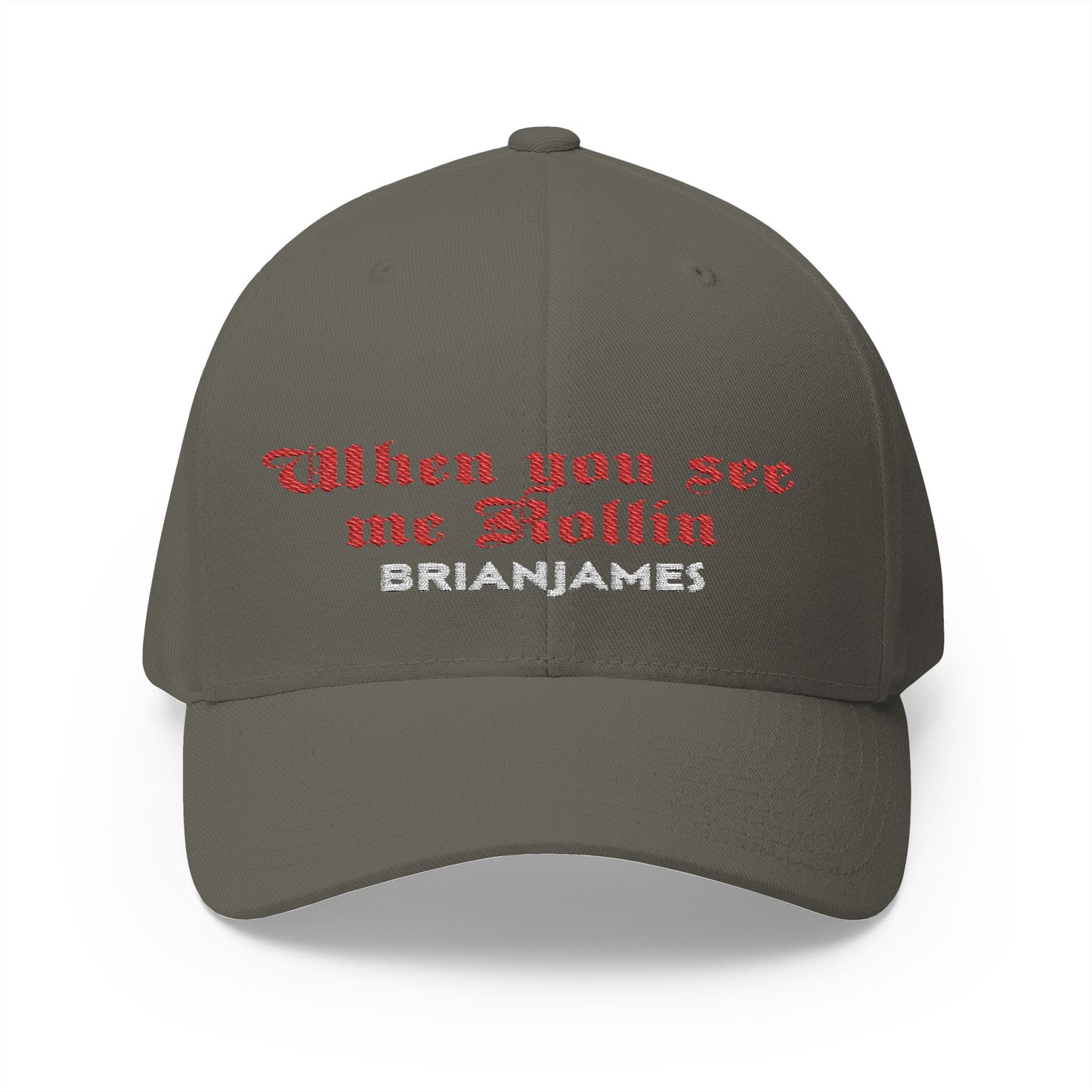 Embroidered Funny Cap - "When You See Me Rollin" - Trendy Fashion Accessory, Gift for Friends, Casual Wear, Summer Style