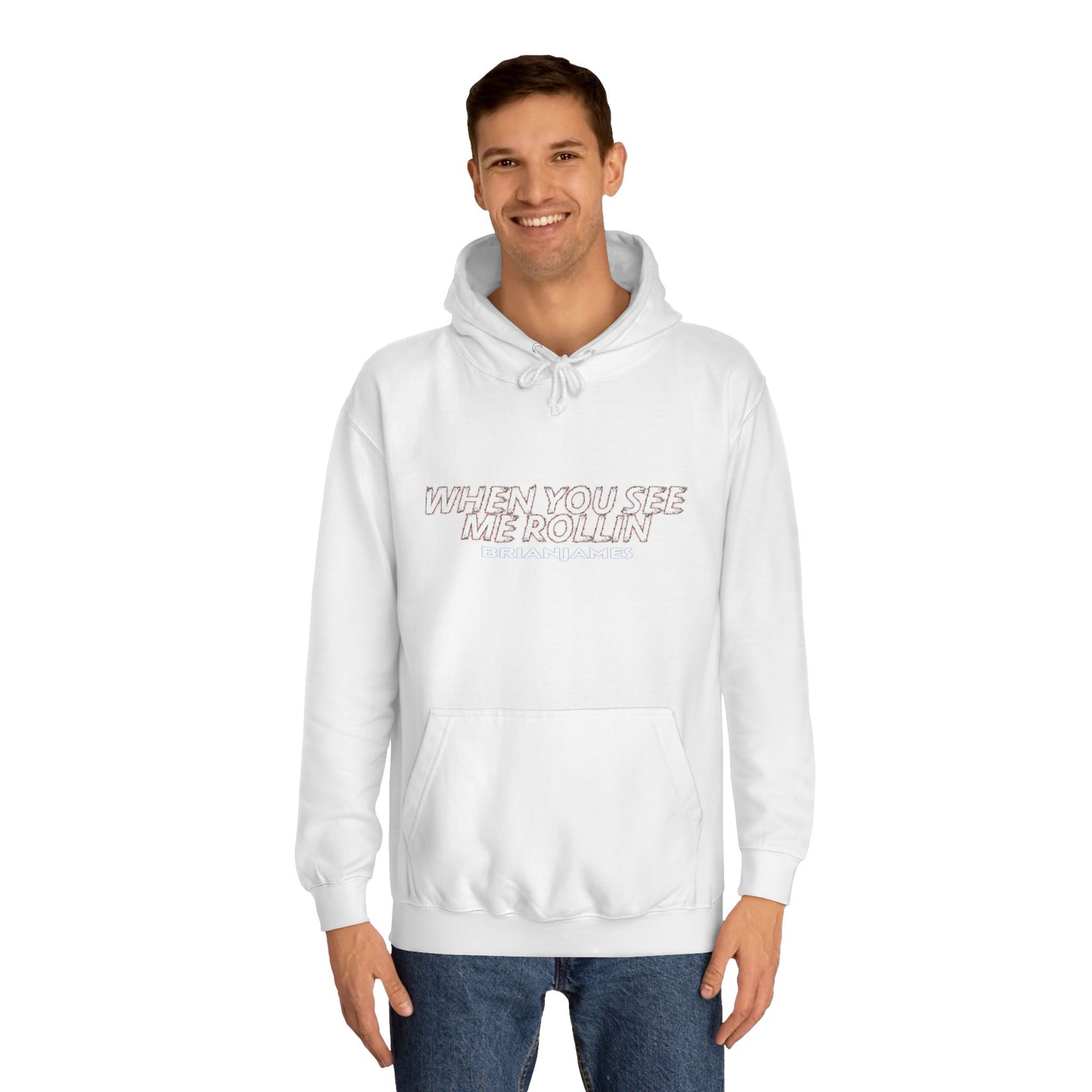 Cool College Hoodie, Streetwear, Unisex Hoodie, Casual Wear, Gift for Students, Trendy Hoodie, Birthday Gift