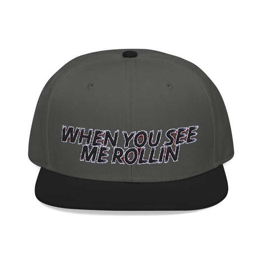 Embroidered Snapback Cap | Trendy Streetwear Hat | Gift for Him, Birthday Accessory, Casual Style, Fun Sayings Cap