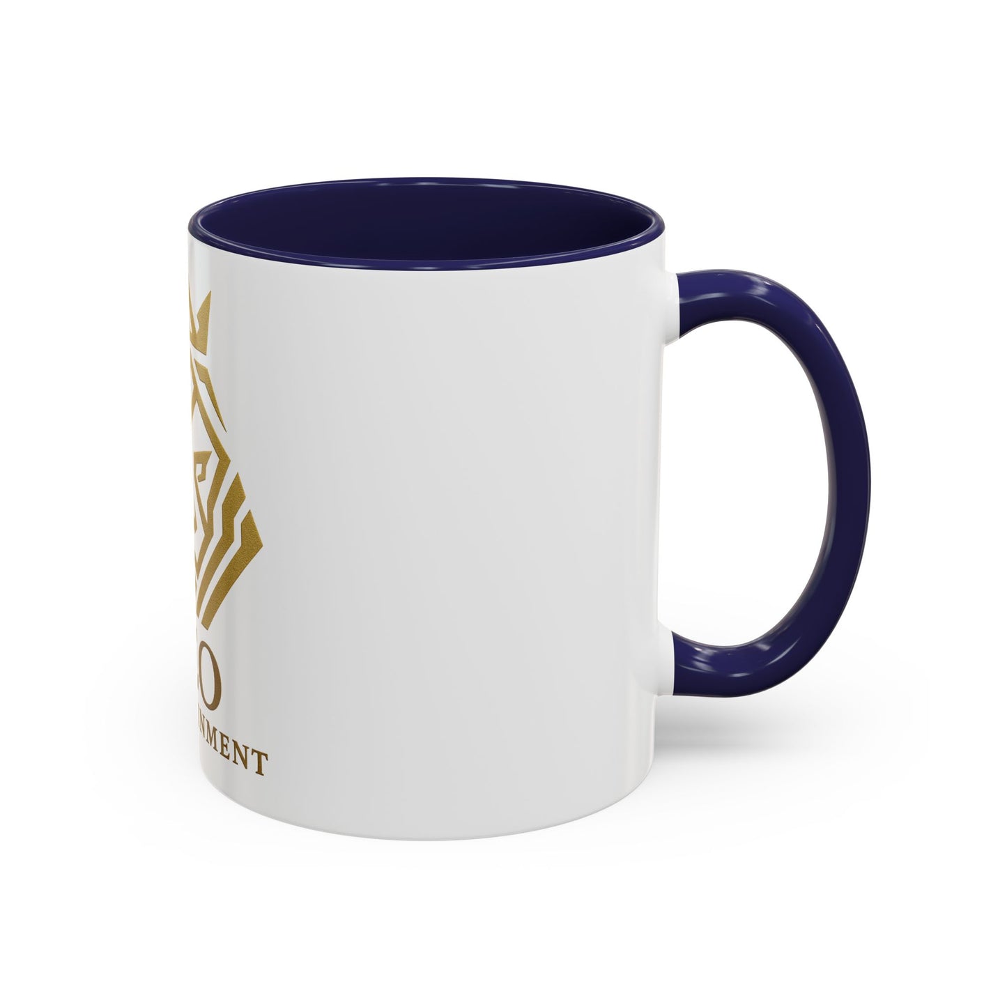 Gold Lion Accent Coffee Mug - Perfect Gift for Leo Lovers, Unique Home Decor, Personalized Beverage Cup, Zodiac Collection