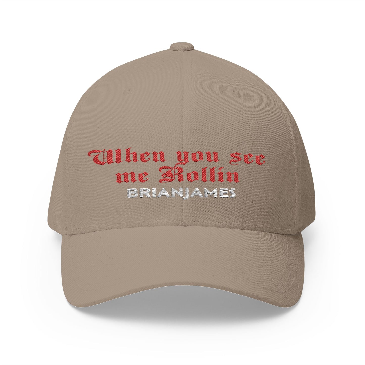 Embroidered Funny Cap - "When You See Me Rollin" - Trendy Fashion Accessory, Gift for Friends, Casual Wear, Summer Style