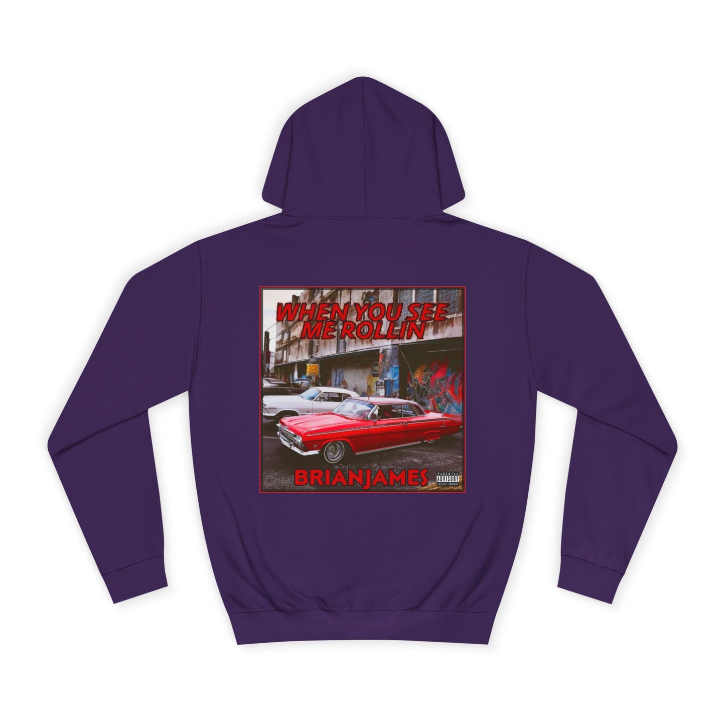 Cool College Hoodie, Streetwear, Unisex Hoodie, Casual Wear, Gift for Students, Trendy Hoodie, Birthday Gift