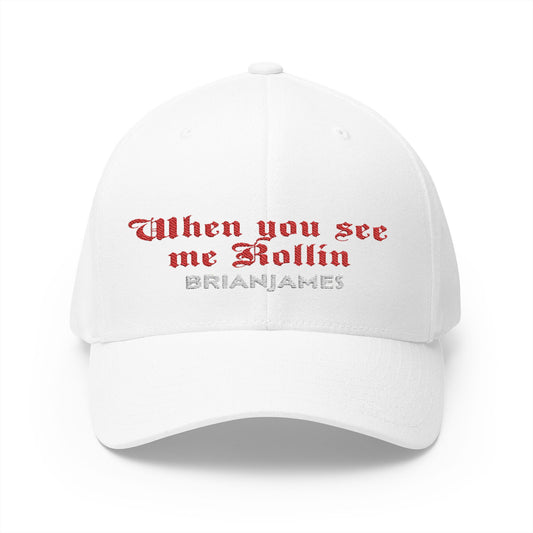 Embroidered Funny Cap - "When You See Me Rollin" - Trendy Fashion Accessory, Gift for Friends, Casual Wear, Summer Style