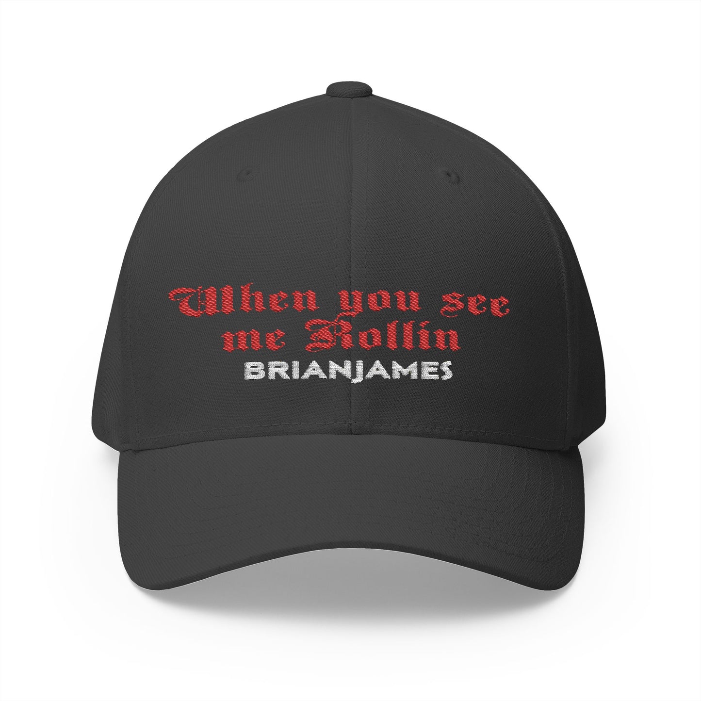Embroidered Funny Cap - "When You See Me Rollin" - Trendy Fashion Accessory, Gift for Friends, Casual Wear, Summer Style