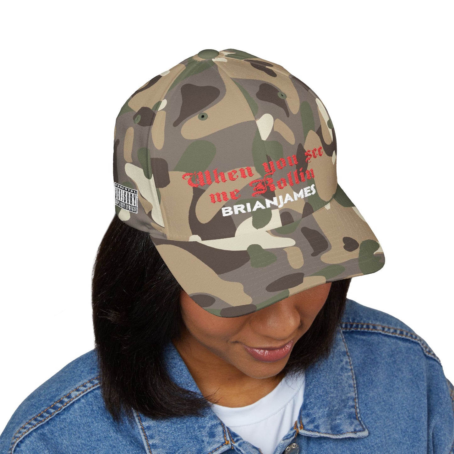 Embroidered Funny Cap - "When You See Me Rollin" - Trendy Fashion Accessory, Gift for Friends, Casual Wear, Summer Style
