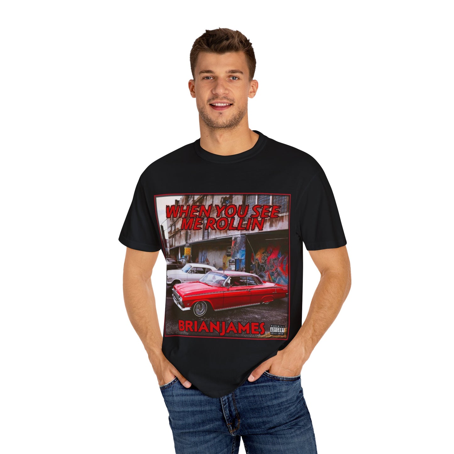 Retro Vibe Unisex T-Shirt - When You See Me Rollin, Streetwear, Gift for Him, Music Lover Tee, Casual Graphic Shirt