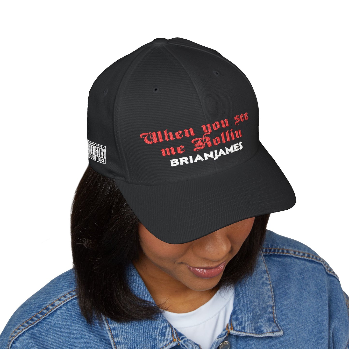 Embroidered Funny Cap - "When You See Me Rollin" - Trendy Fashion Accessory, Gift for Friends, Casual Wear, Summer Style