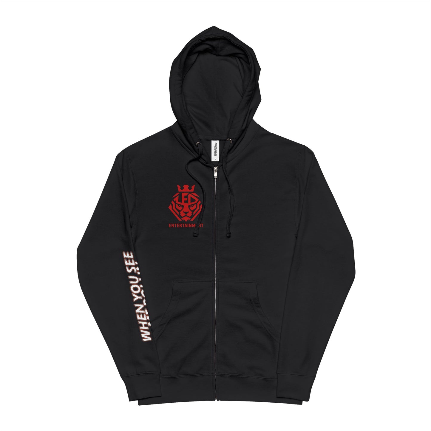 Cool Graphic Fleece Zip Up Hoodie, Casual Wear, Unisex Apparel, Perfect for Everyday Style, Gift for Him or Her, Streetwear Fashion