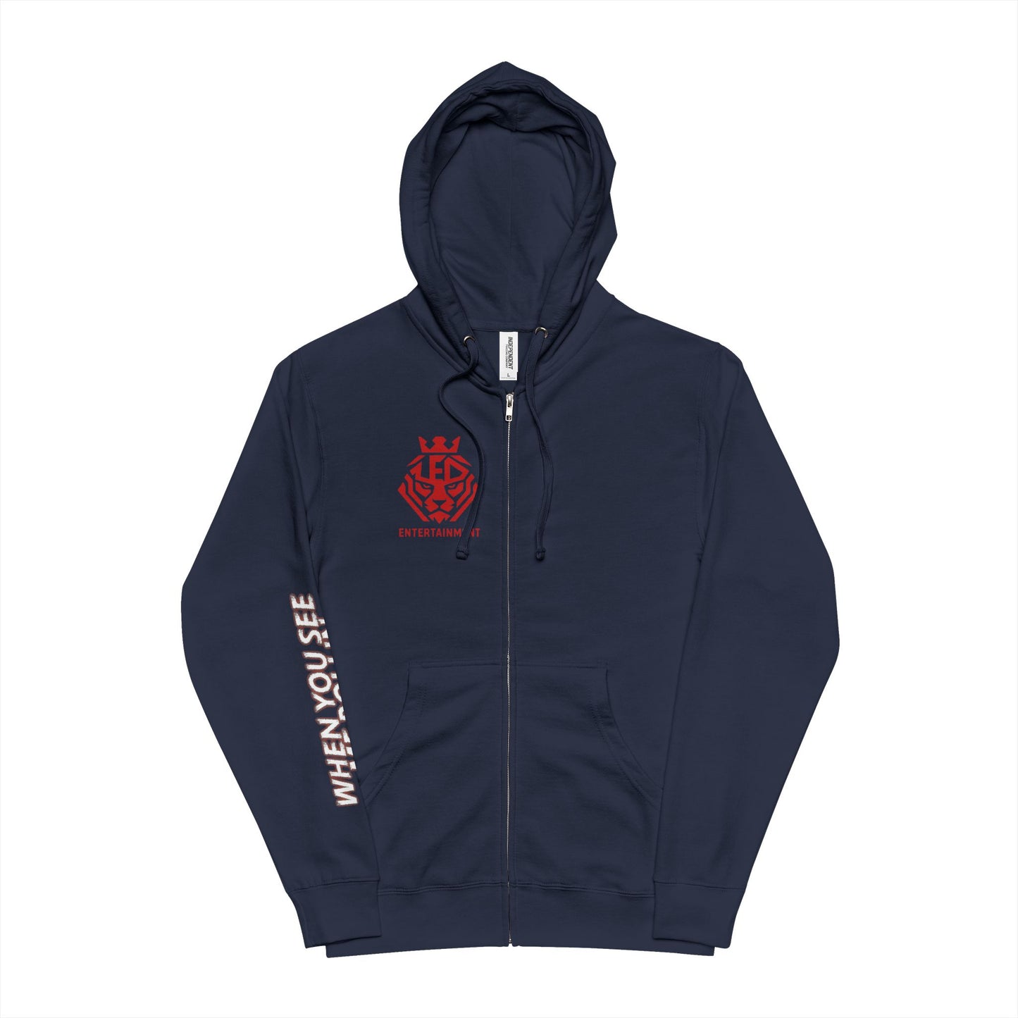 Cool Graphic Fleece Zip Up Hoodie, Casual Wear, Unisex Apparel, Perfect for Everyday Style, Gift for Him or Her, Streetwear Fashion