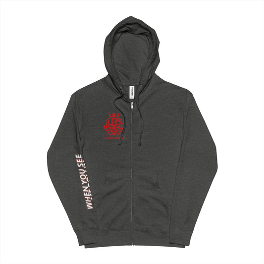 Cool Graphic Fleece Zip Up Hoodie, Casual Wear, Unisex Apparel, Perfect for Everyday Style, Gift for Him or Her, Streetwear Fashion